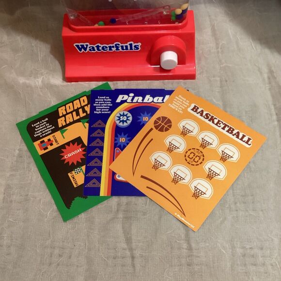 Waterfuls Wonderful Water Luck Skill Game Tic Tac Toe Game With Cards Working - Picture 3 of 16